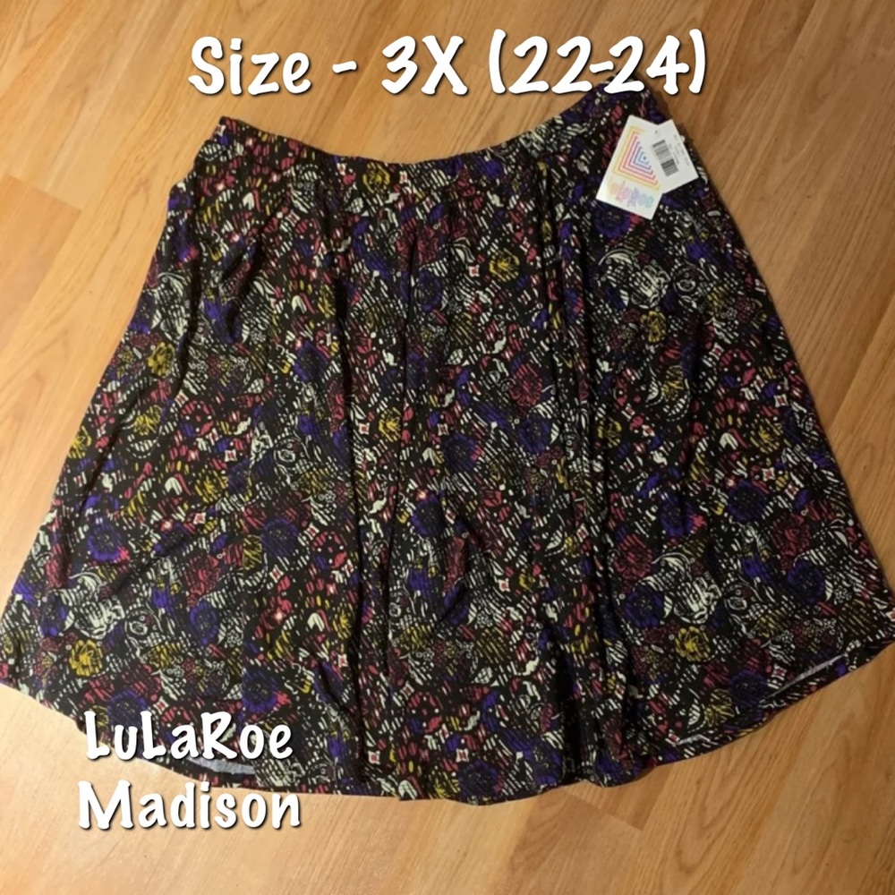 Lularoe Madison Skirt - 3x NWT